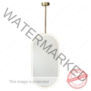 GoldGlow 54 LED Mirror | Lightmirror.in