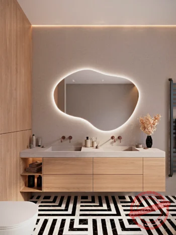Colton Irregular 3-Color LED Mirror