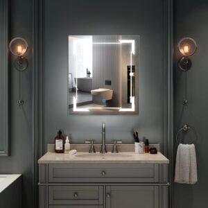 Bathroom mirror with lights