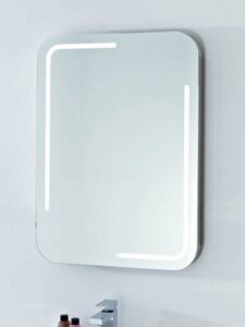 square curved corner led mirror