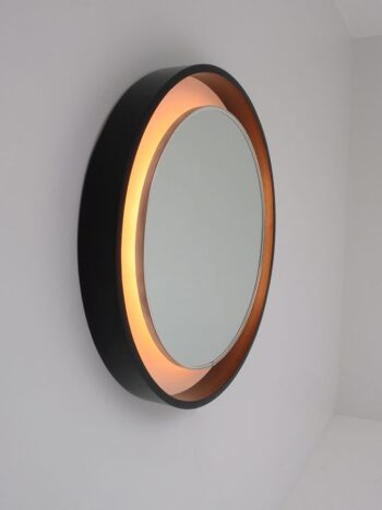 BlackWarm 30 LED Mirror | 3000K Syska LED | Lightmirror.in