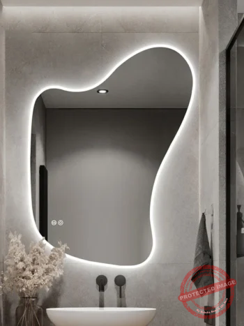 Melfa Irregular 3-Color LED Mirror