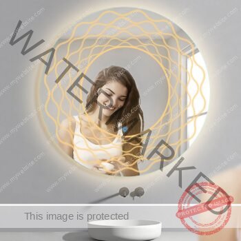 Serene Glow Belgian Mirror