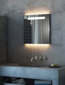 Modern Floating Glow LED Vanity Mirror