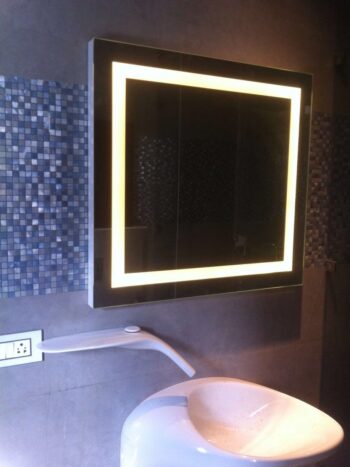 SquareWarm 30 LED Mirror | Lightmirror.in