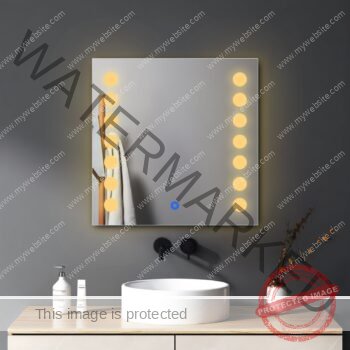 Premium Backlit LED Mirror: Shadowless Illumination & Custom Options