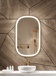 Vertical Oval Mirror