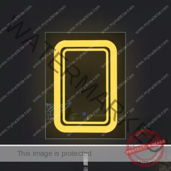 Dual Color Duo Glow LED Mirror for Bathroom - Rectangular