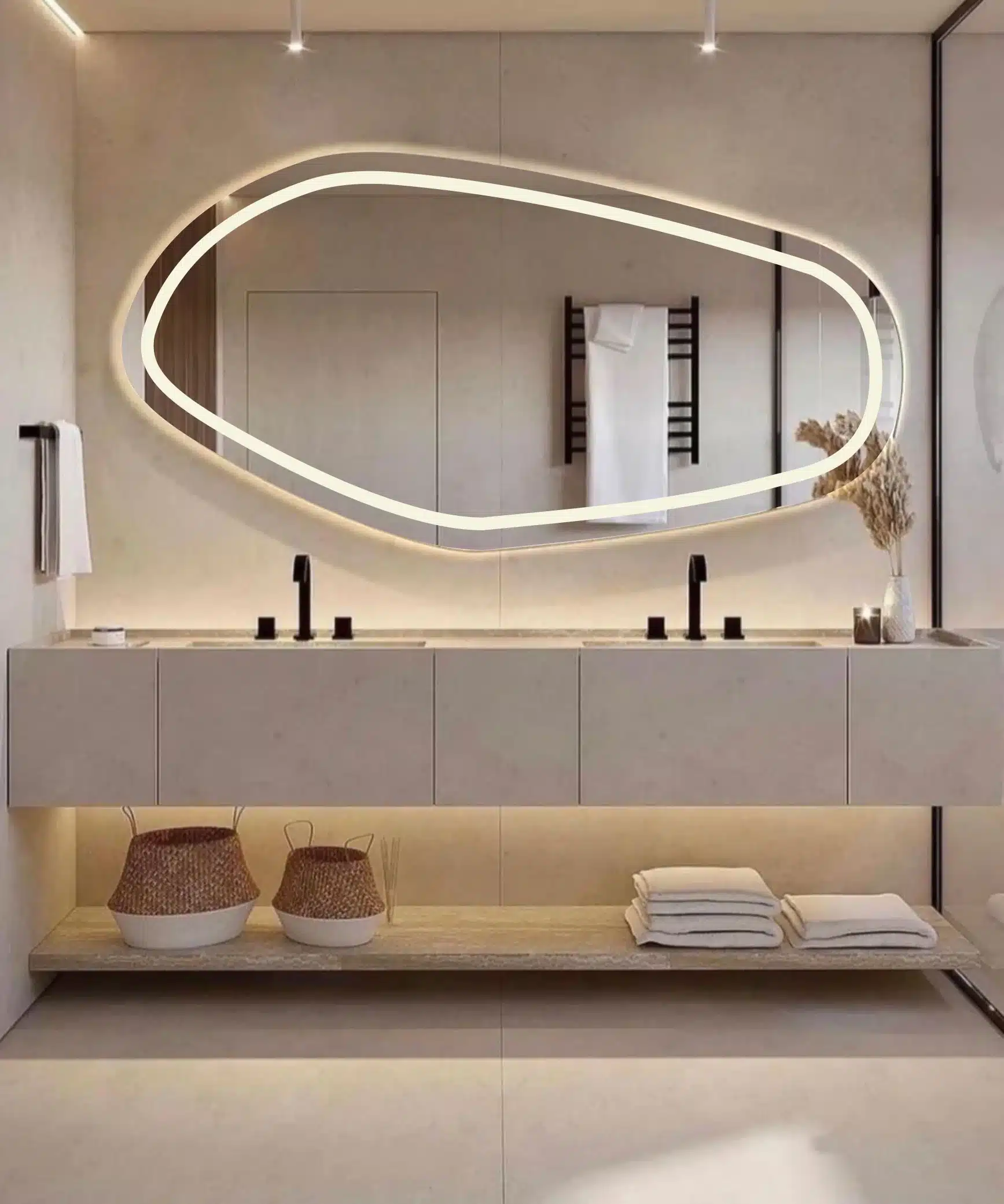 LED light mirrors offering functionality, energy savings, and style in modern homes.