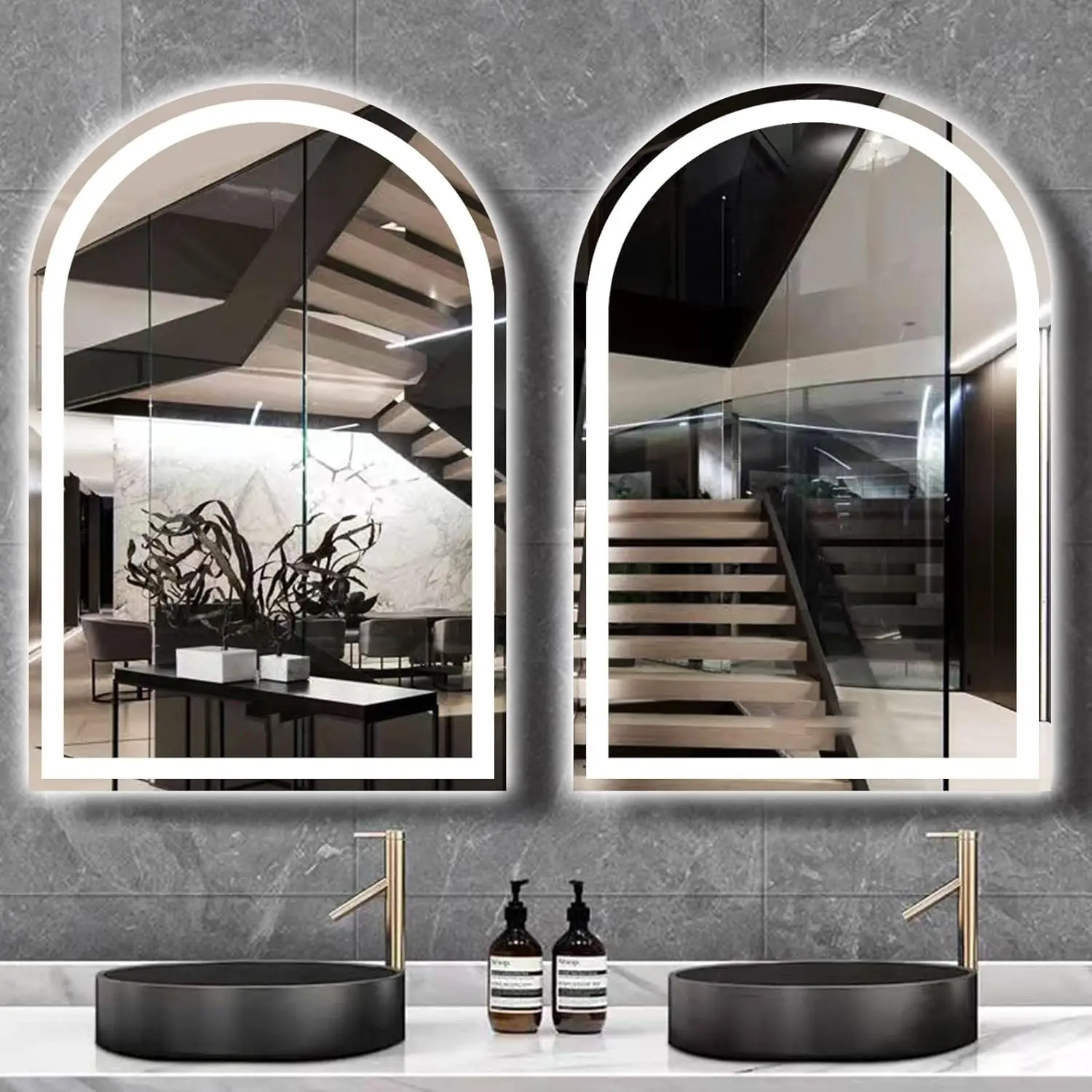 Modern LED light mirrors showcasing the latest trends in design and technology