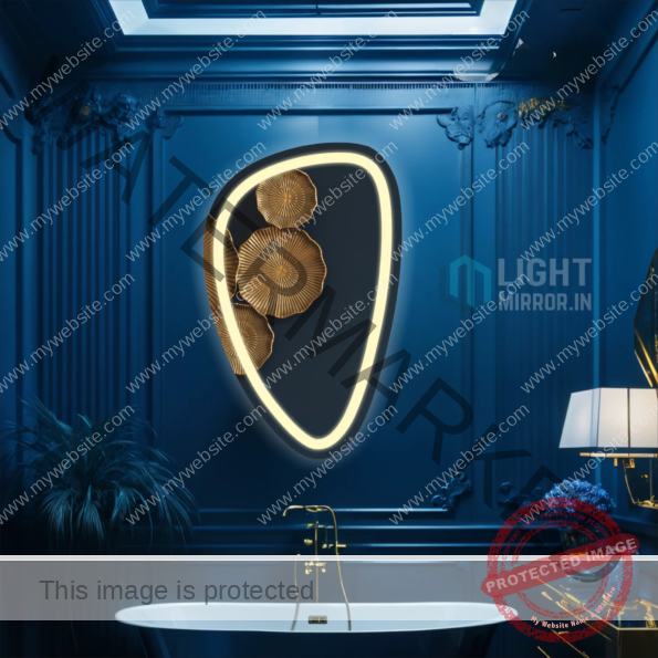 LED light mirrors as a stylish and functional décor element