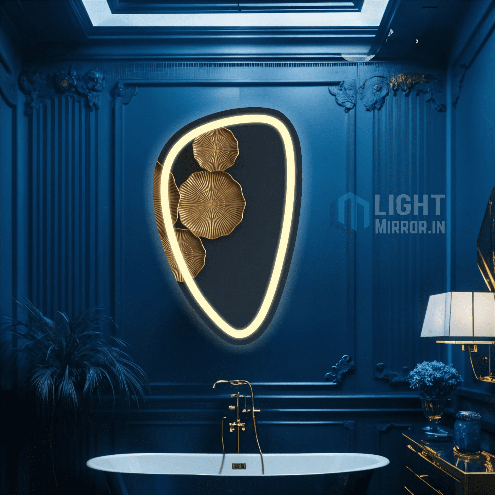 LED light mirrors as a stylish and functional décor element