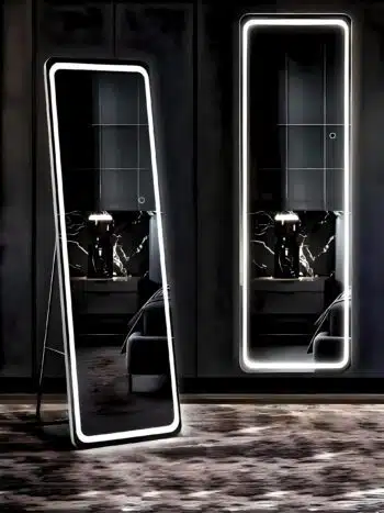 Chic LED Standing Mirror - HD Imported Belgium & HiLight Illumination