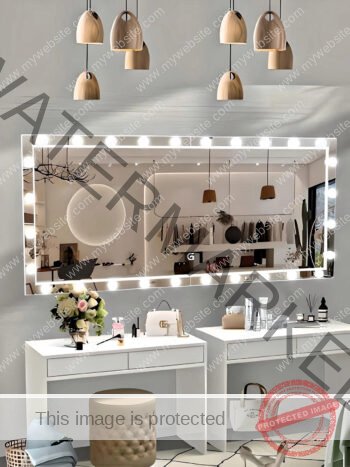Sparkle Kids LED Bulb Mirror - HiLight LEDs & Safe Touch