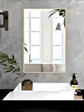 Customizable Metal Wall Frame Mirror - Luxury Home Decor