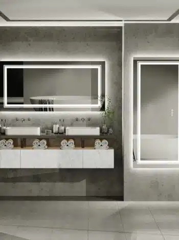 Wisfor LED Lighted Bathroom Mirror – Anti-Fog, Dimmable, and Touch Controls