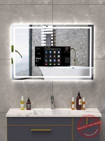 Smart LED Bathroom Mirror with Android TV
