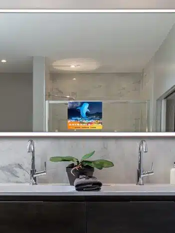 Luxury Smart Android TV LED Mirror with Remote Control