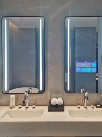 Premium Smart Android TV LED Mirror with Remote Control