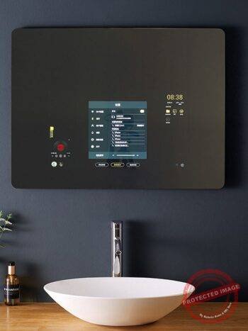 Smart Android TV LED Mirror with Touch & Remote Control
