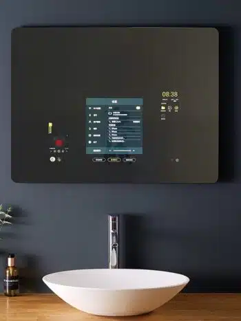 Smart Android TV LED Mirror with Touch & Remote Control