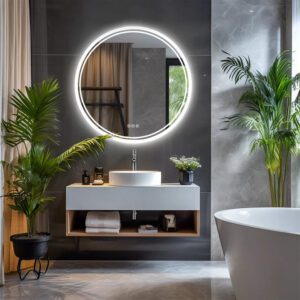 LED mirrors for North Indian homes combating dust and hard water stains