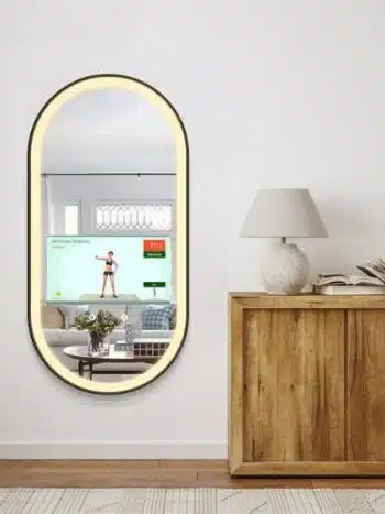 Framed Smart LED Mirror with Android TV