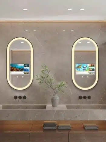 Framed Smart LED Mirror with Android TV