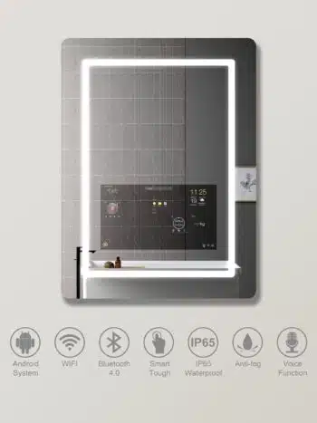 Smart LED Bathroom Mirror with Android TV