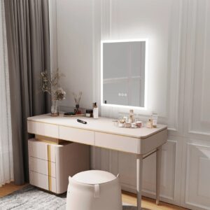LED vanity mirrors for bridal prep rooms adding elegance and functionality.