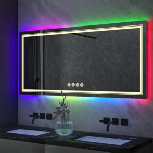 Best Smart LED Mirrors with Touch Control & Voice Assistants.