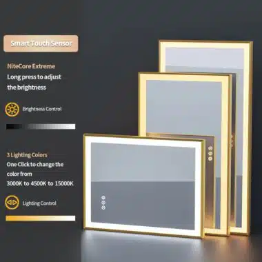 LED Mirror Frame Finishes: Ultimate Style Guide