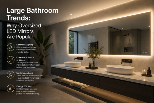Large LED Bathroom Mirrors: The Ultimate Luxury Upgrade